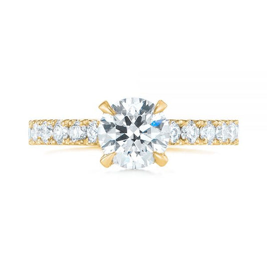 Yellow Gold Classic Diamond Engagement Ring
